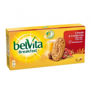 belvita cereals cranberries 250g fmcg import
