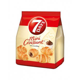 fmcg nederland b.v.   7 days mini croissant with cocoa filling 185 gram 5201360543205