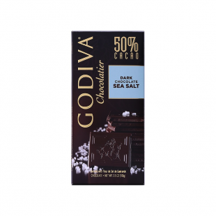 fmcg nederland b.v.   godiva chocolate dark sea salt tablet 100 gram 031290720569