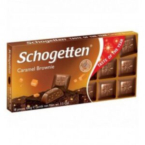 fmcg nederland b.v.   schogetten caramel brownie 100 gram 4000415040109