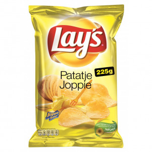Lays Patatje Joppie with the spicy taste
