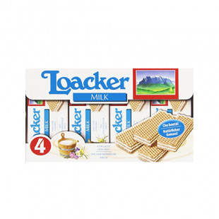 loacker wafer gr 45x4 milk fmcg import