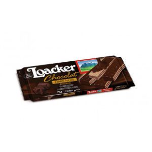 loacker wafer ricoperti chocolat noir 118g fmcg import
