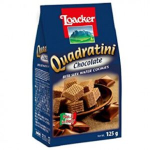 loacker quadratini chocolate fmcg import